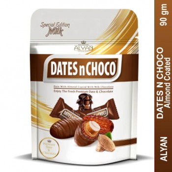Dates N Choco Dates With Almond Coated With Milk